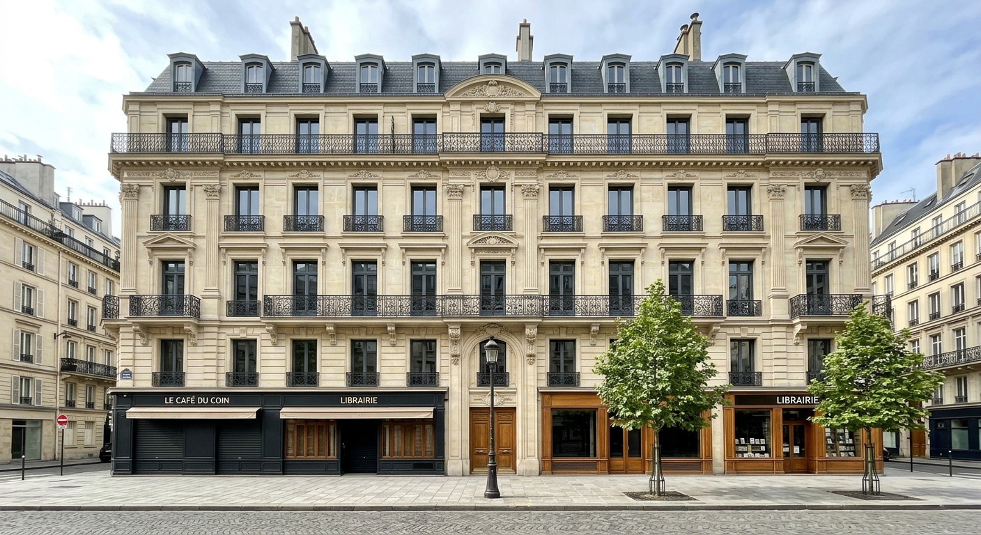 Façade de l'annonce, exemple de rendu — simulation