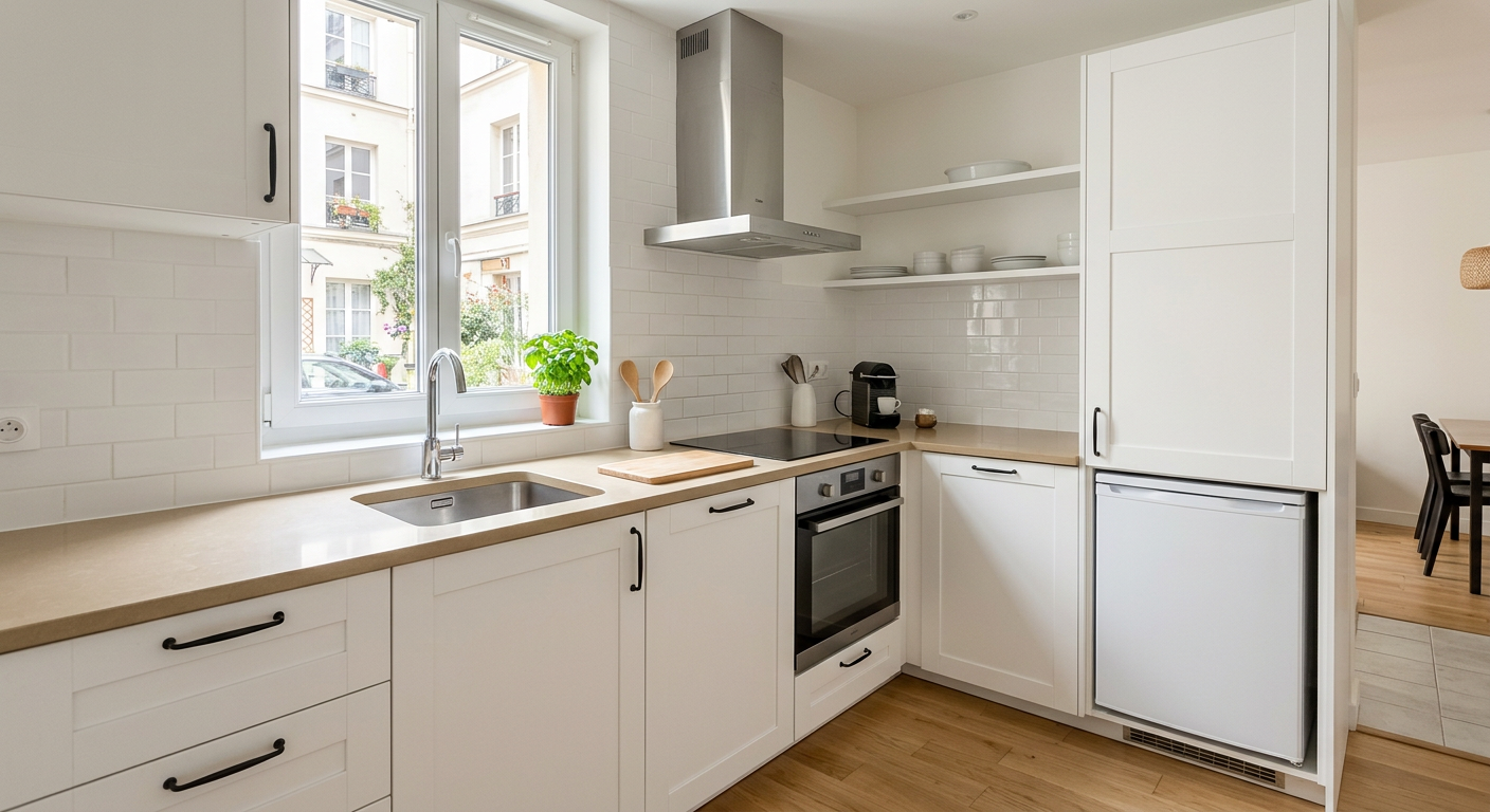 Cuisine de l'annonce, exemple de rendu — simulation